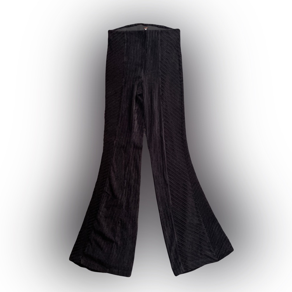 COPY - Free people velvet high waisted flare pants